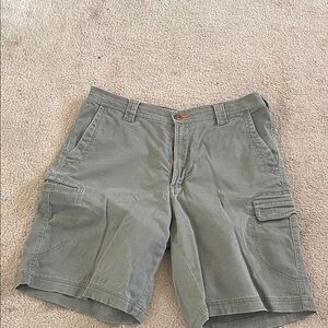 Men's Green Cargo Shorts
